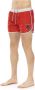 Bikkembergs Stijlvolle strandkleding shorts met opvallende print Red Heren - Thumbnail 2