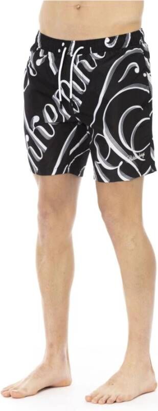 Bikkembergs Black Polyester Swimwear Zwart Heren