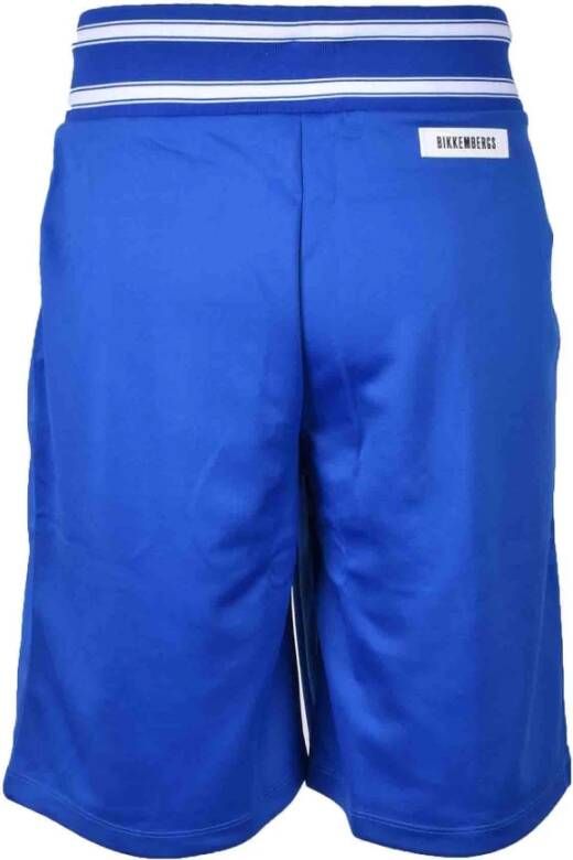 Bikkembergs Blauwe Bermuda Shorts voor Heren Blauw Heren