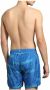 Bikkembergs Luxe Strandkleding Elegante All-Over Print Blue Heren - Thumbnail 4