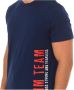 Bikkembergs Navyblauw T-shirt met korte mouwen Blue Heren - Thumbnail 1