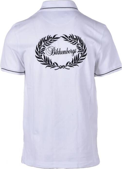 Bikkembergs Polo Shirt Wit Heren