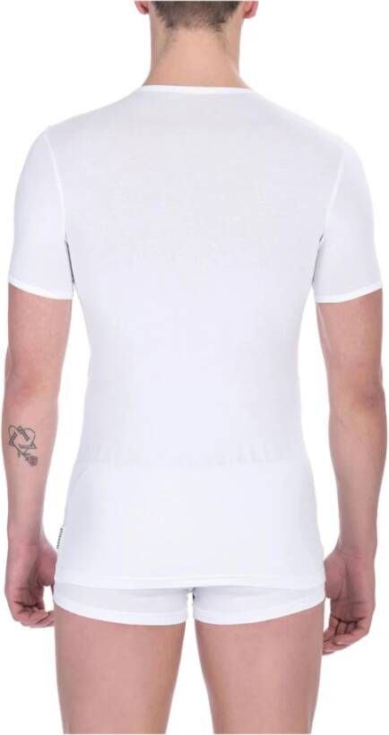 Bikkembergs Premium Crew Neck T-shirt Bi-pack Wit Heren