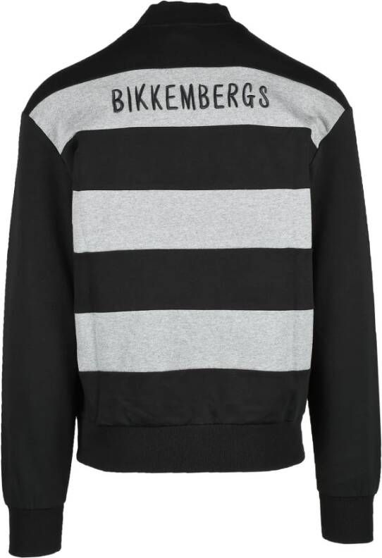 Bikkembergs Zwarte Sweatshirt voor Heren Zwart Heren