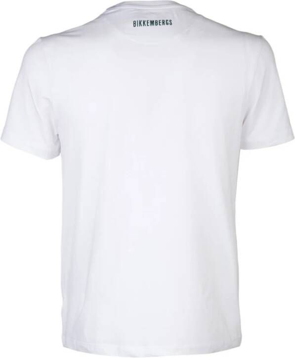 Bikkembergs T-shirt met print Wit Heren