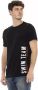 Bikkembergs Zwart Katoenen T-shirt met Frontprint Black Heren - Thumbnail 2