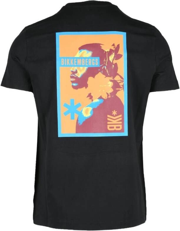 Bikkembergs Zwarte T-shirt voor heren Zwart Heren