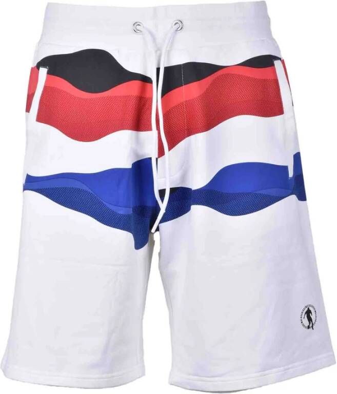 Bikkembergs Witte Bermuda Shorts voor Heren Wit Heren