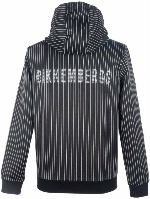 Bikkembergs Sweater met rits Zwart Heren