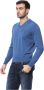 Billionaire Italiaanse couture merino wollen trui Blauw Heren - Thumbnail 2