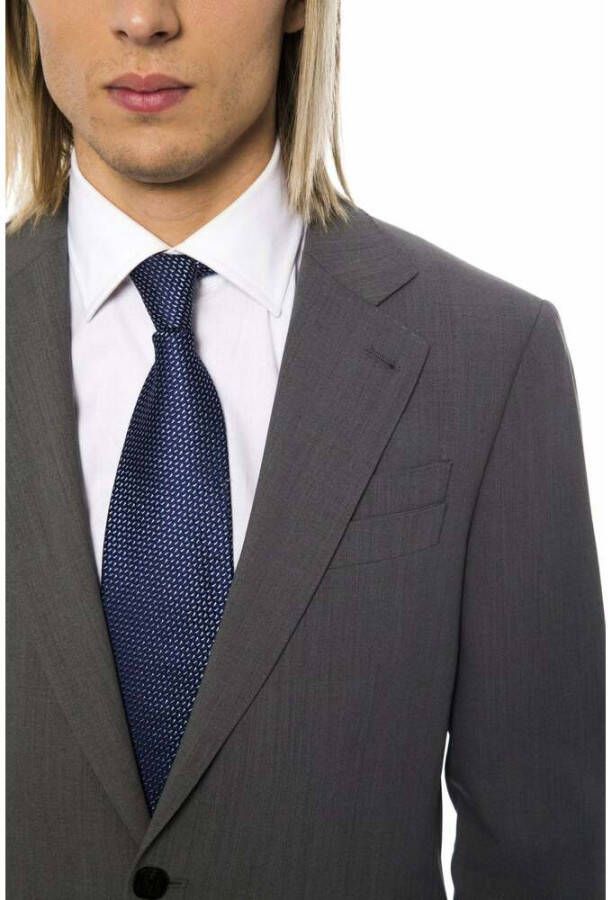 Billionaire Italian Couture Wool Suit Grijs Heren