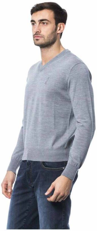 Billionaire V-hals gebreide kleding Grijs Heren