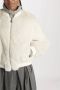 Blancha Faux Fur & Shearling Jackets Wit Dames - Thumbnail 4