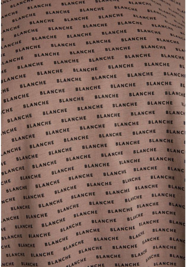 Blanche Home print T-shirt Bruin Dames