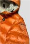 Blauer Adams Oranje L. Nylon Micro-Rip Gewatteerde Jas Oranje Dames - Thumbnail 2