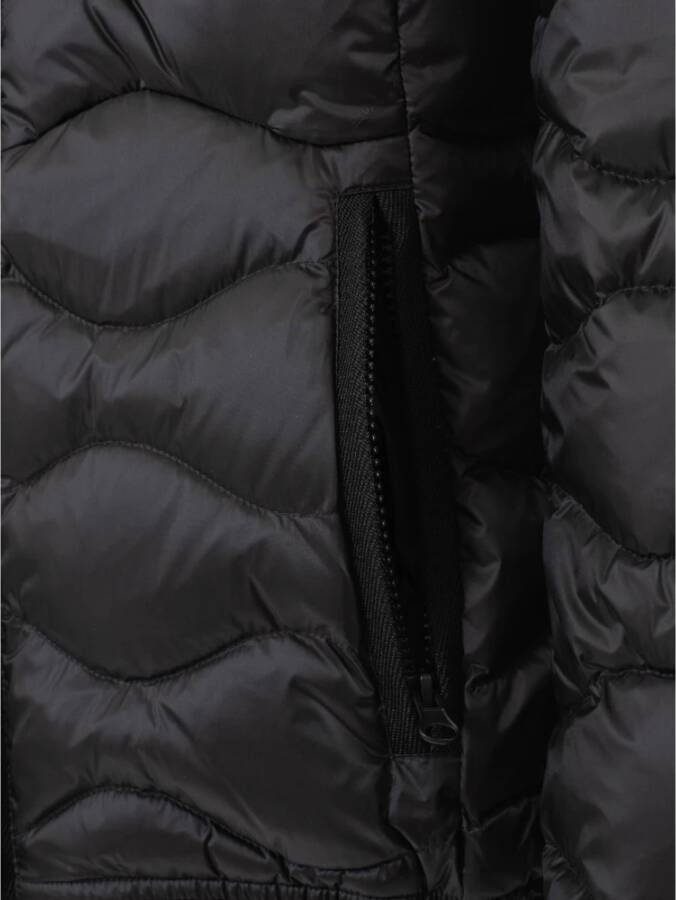 Blauer Donsjack met capuchon Black Dames