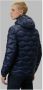 Blauer Gewatteerde Korte Jas Blauw Heren - Thumbnail 3