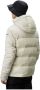Blauer Witte Nylon Hoodie Jas met Rits en Knopen White Heren - Thumbnail 2