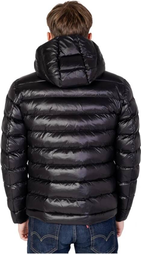 Blauer Down Jackets Zwart Heren