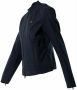Blauer Monochrome Neopreen Jas met Ritssluiting Blauw Dames - Thumbnail 2