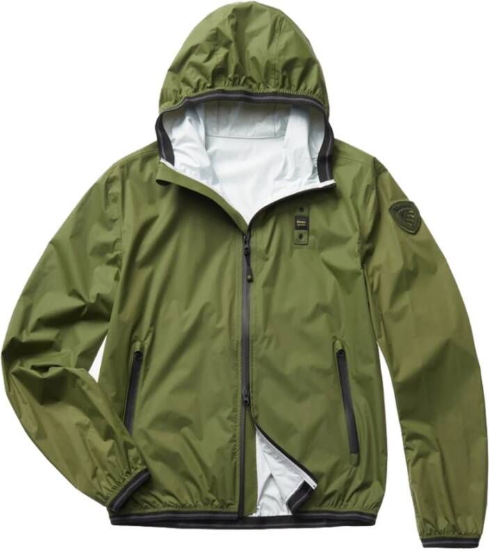 Blauer Militair Groene Herenjas Stijlvol en Comfortabel Groen Heren
