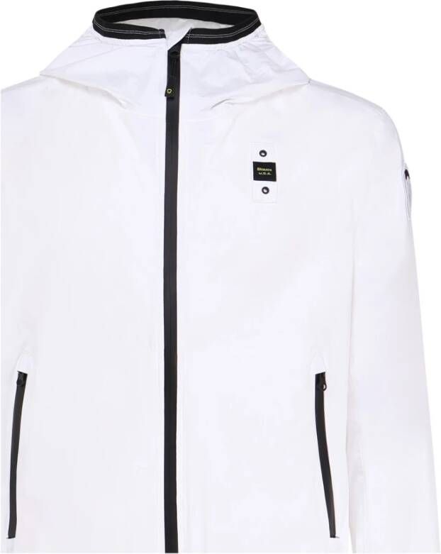 Blauer Light Jackets Wit Heren