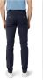Blauer Blauwe effen broek met ritssluiting en knoopsluiting Blue Heren - Thumbnail 2