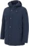 Blauer Heren Blauwe Neopreen Parka met Afneembare Capuchon Blue Heren - Thumbnail 2