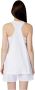 Blauer T-shirt Korte Mouw LOGO PAILLETTES 23SBLDH03408-005707 - Thumbnail 2