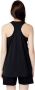 Blauer T-shirt Korte Mouw LOGO PAILLETTES 23SBLDH03408-005707 - Thumbnail 2