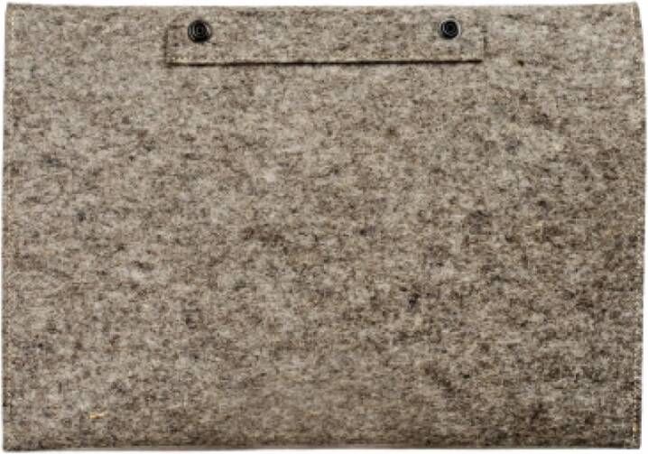 Bleu de Chauffe Clutches Grijs Unisex