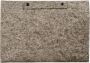 Bleu de Chauffe Misha Laptop Sleeve Natuurlijk Leer Gray Unisex - Thumbnail 2