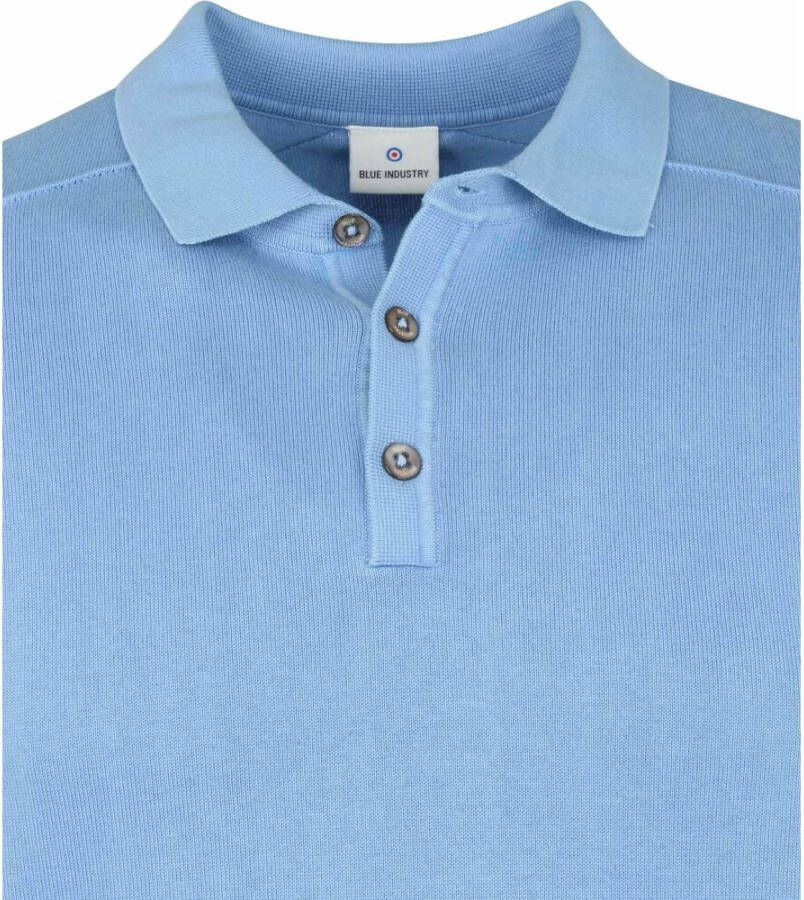 Blue Industry M16 Poloshirt Lichtblauw Blauw Heren