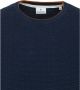 Blue Industry Sweater Trui Structuur Donkerblauw - Thumbnail 2