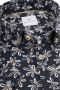 Blue Industry Short Sleeve Overhemd Bloemen Navy Blauw Heren - Thumbnail 6