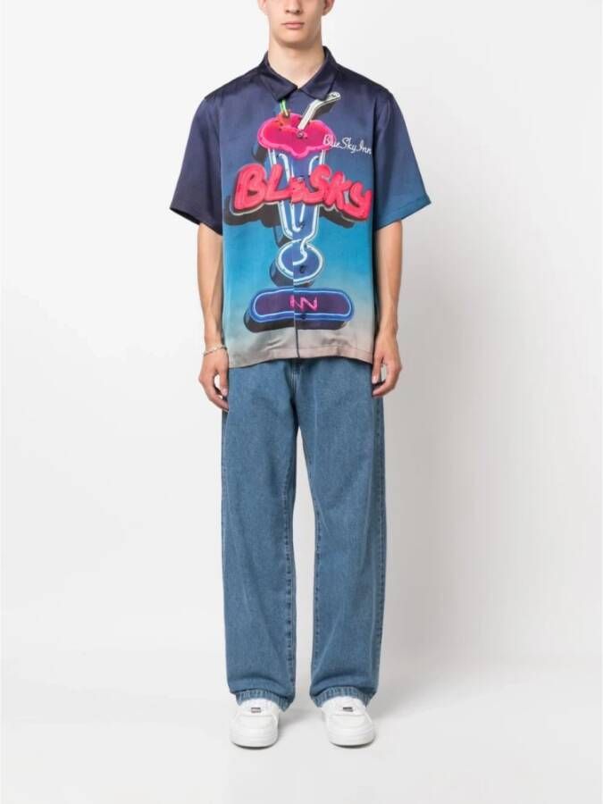 Blue Sky Inn Polo Shirts Blauw Heren