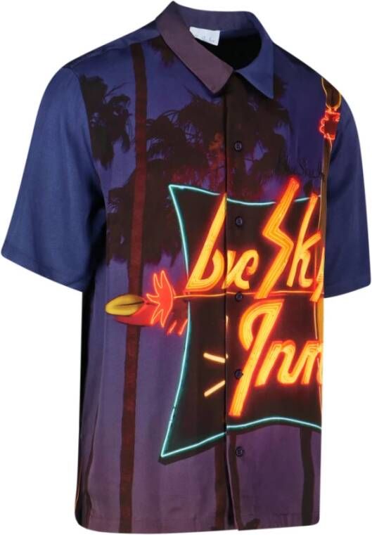 Blue Sky Inn Short Sleeve Shirts Blauw Heren