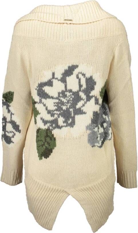 Blugirl Beige Langarm Cardigan voor Dames Beige Dames