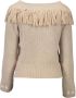 Blugirl Beige Trui met Lange Mouwen en Hoge Hals Beige Dames - Thumbnail 4