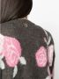 Blugirl Grijze Mel Roze Rozen Sweater Gray Dames - Thumbnail 4