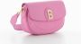 Blumarine Leren Dames Schoudertas Magnetische Knoop Pink Dames - Thumbnail 5