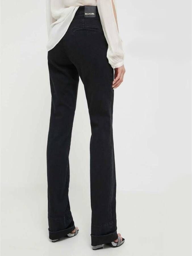 Blugirl Slim-fit Jeans Zwart Dames