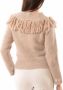 Blugirl Beige Trui met Lange Mouwen en Hoge Hals Beige Dames - Thumbnail 2