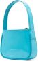 Blumarine Crossbody bags Light Blue- Patent Finish Mini Bag With Rhinestone in blauw - Thumbnail 2