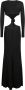 Blumarine Long Dress Zwart Dames - Thumbnail 2