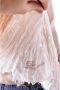 Blumarine Elegant Silk Cotton Scarf Beige Dames - Thumbnail 2