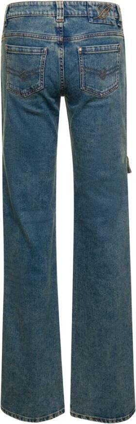 Blumarine Slim-fit Jeans Blauw Dames