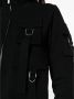 Blumarine Katoenen sweatshirt met ritssluiting en multi-pocket ontwerp Zwart Dames - Thumbnail 2