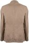 BOB Beige Katoenen Linnen Jas Beige Heren - Thumbnail 2
