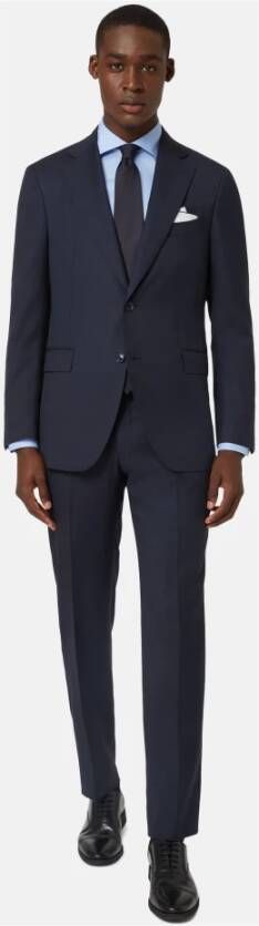 Boggi Milano Formal Blazers Blauw Heren